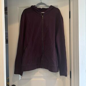 XXL Maroon Lululemon zip up hoodie